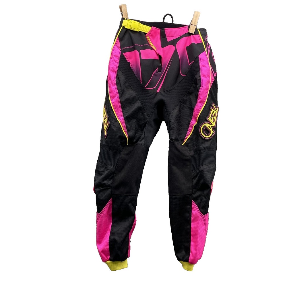 O'Neal Element Motorcross Pants Youth 8/10 Padded Biker Racing Sports Motorcycle